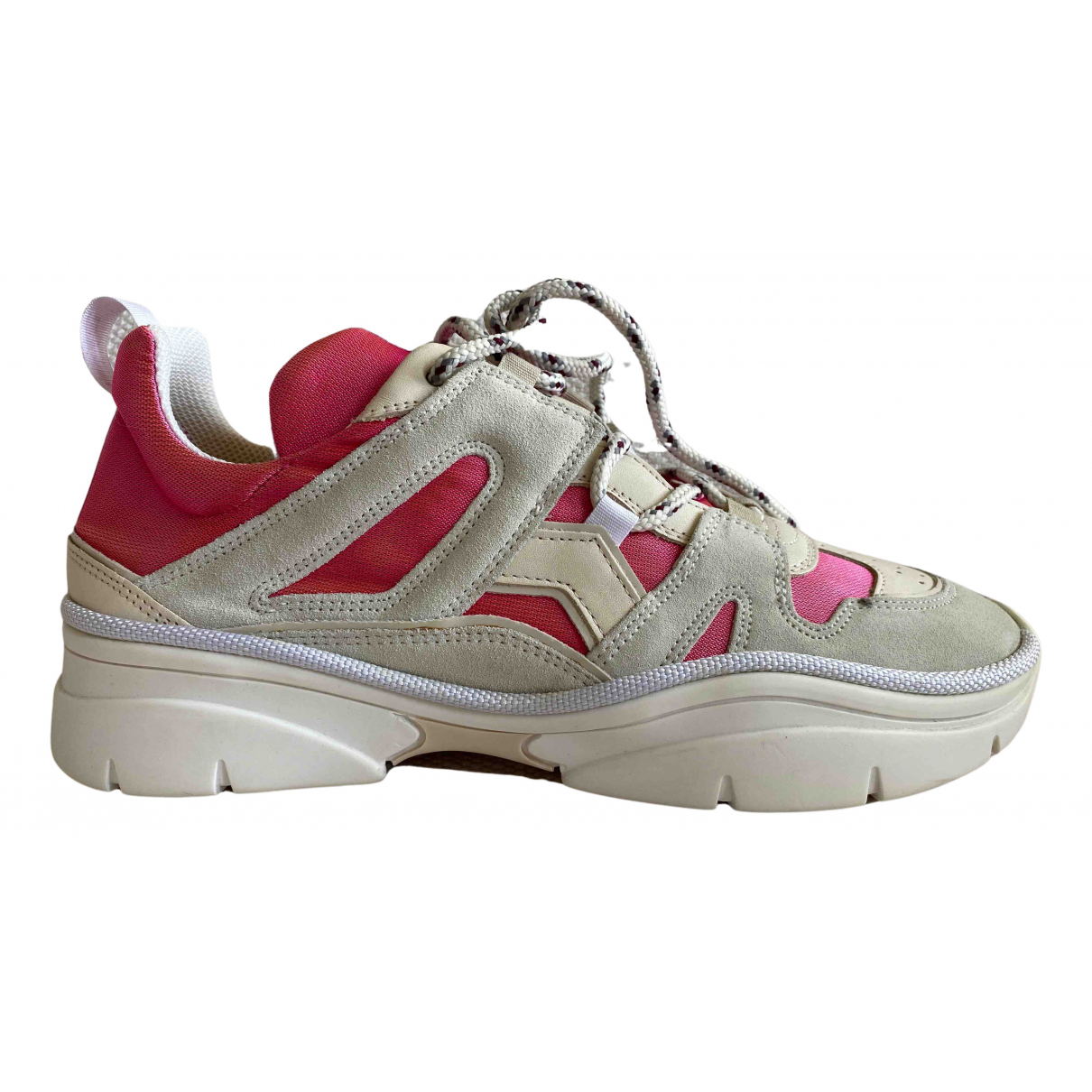 Pre-owned Isabel Marant Kindsay Trainers In Beige | ModeSens
