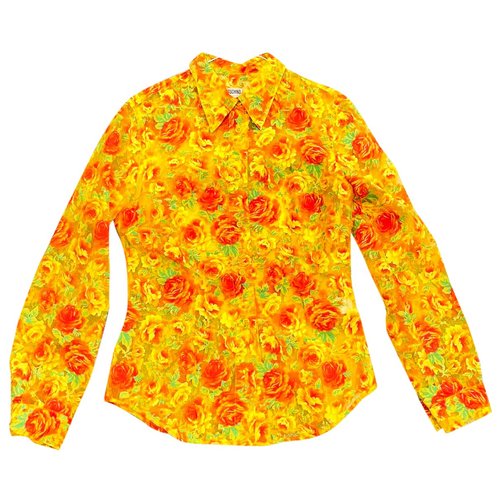 Pre-owned Moschino Blouse In Orange