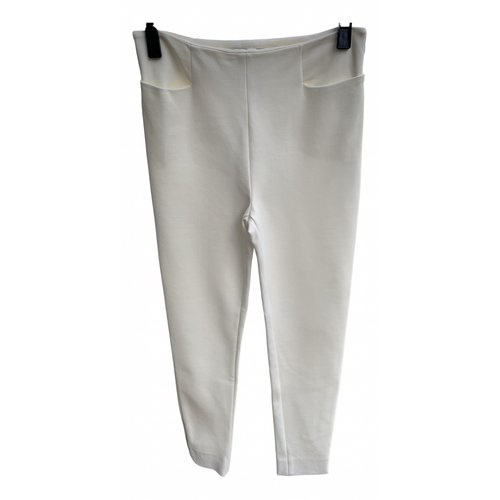 Pre-owned Emilio Pucci Slim Pants In White