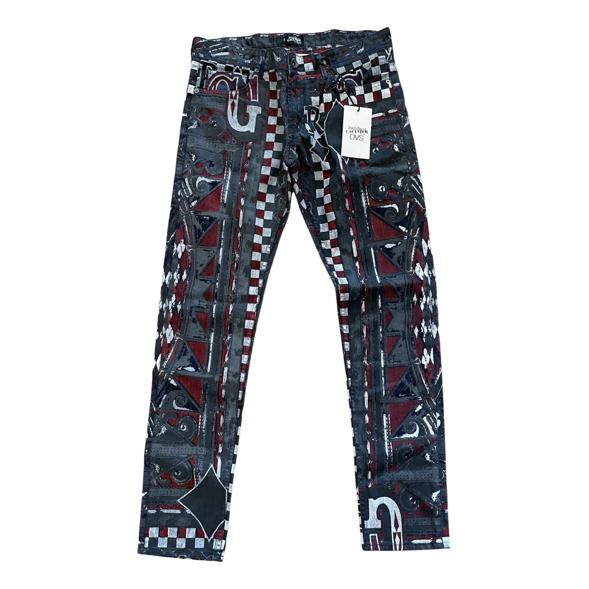 Pre-owned Jean Paul Gaultier Straight Jeans In Multicolour | ModeSens
