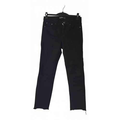 Pre-owned The Kooples Slim Jeans In Black