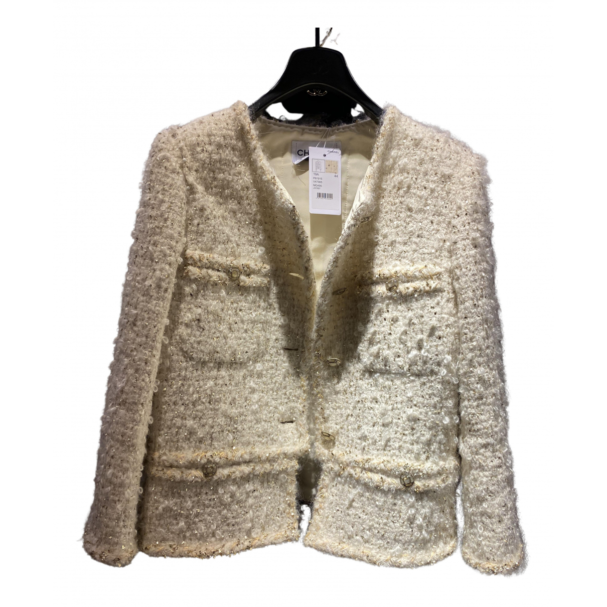 chanel tweed jacket second hand