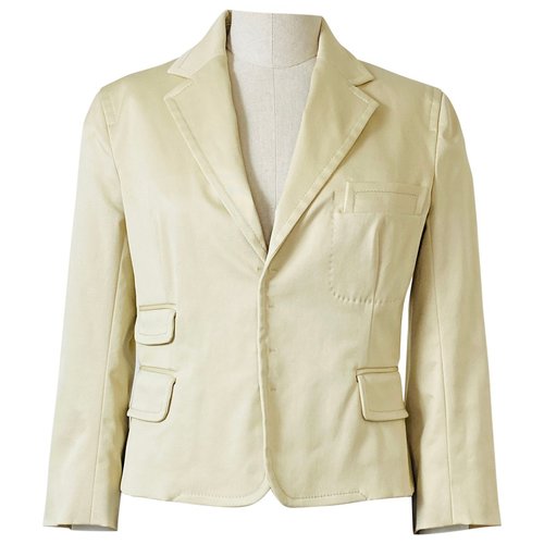 Pre-owned Dsquared2 Blazer In Beige