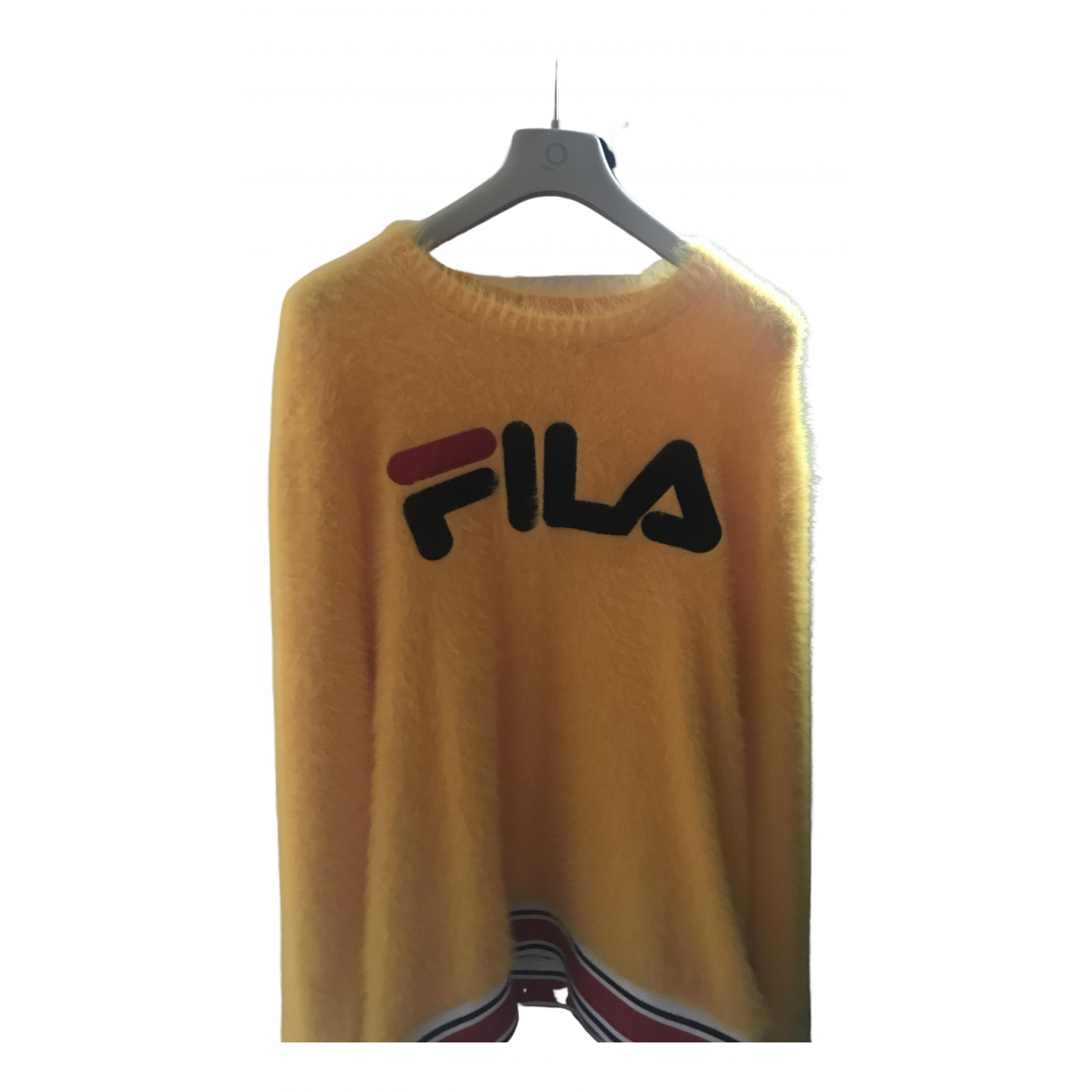 yellow fila jumper