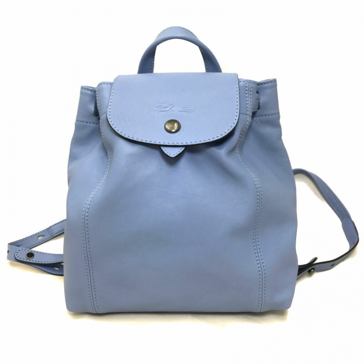 le pliage leather backpack