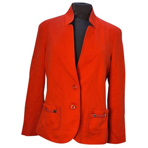Pre-owned Luisa Spagnoli Wool Jacket In Red
