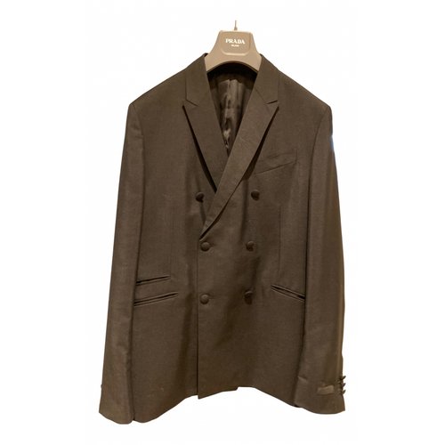 Pre-owned Prada Wool Vest In Brown