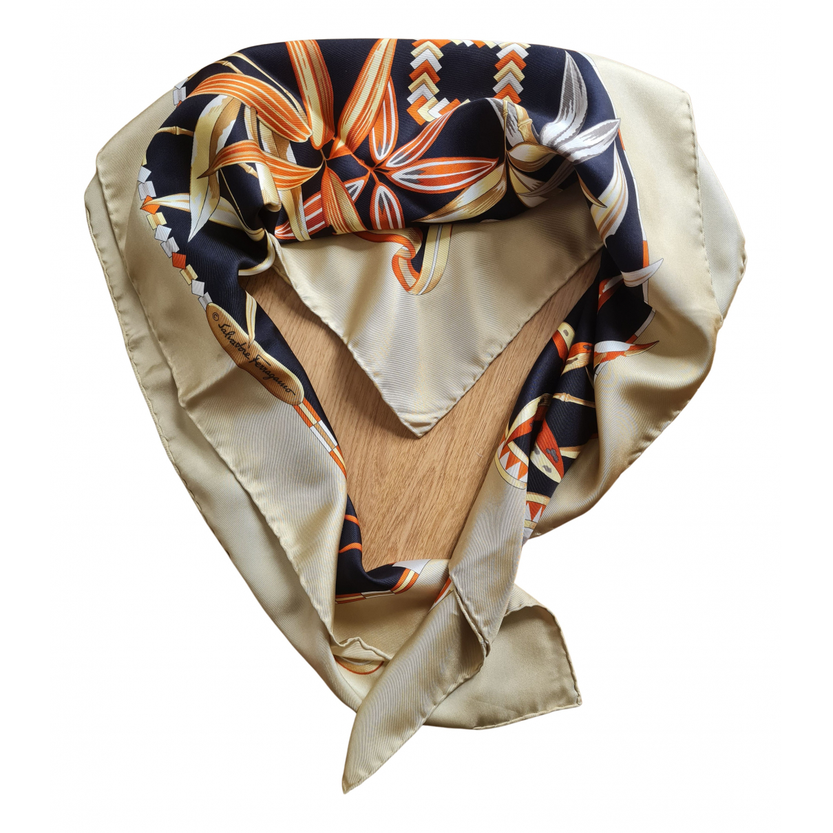 ferragamo silk scarf sale