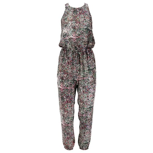 Pre-owned L Agence Silk Jumpsuit In Multicolour