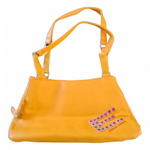 Pre-owned Pierre Cardin Leather Handbag In Orange