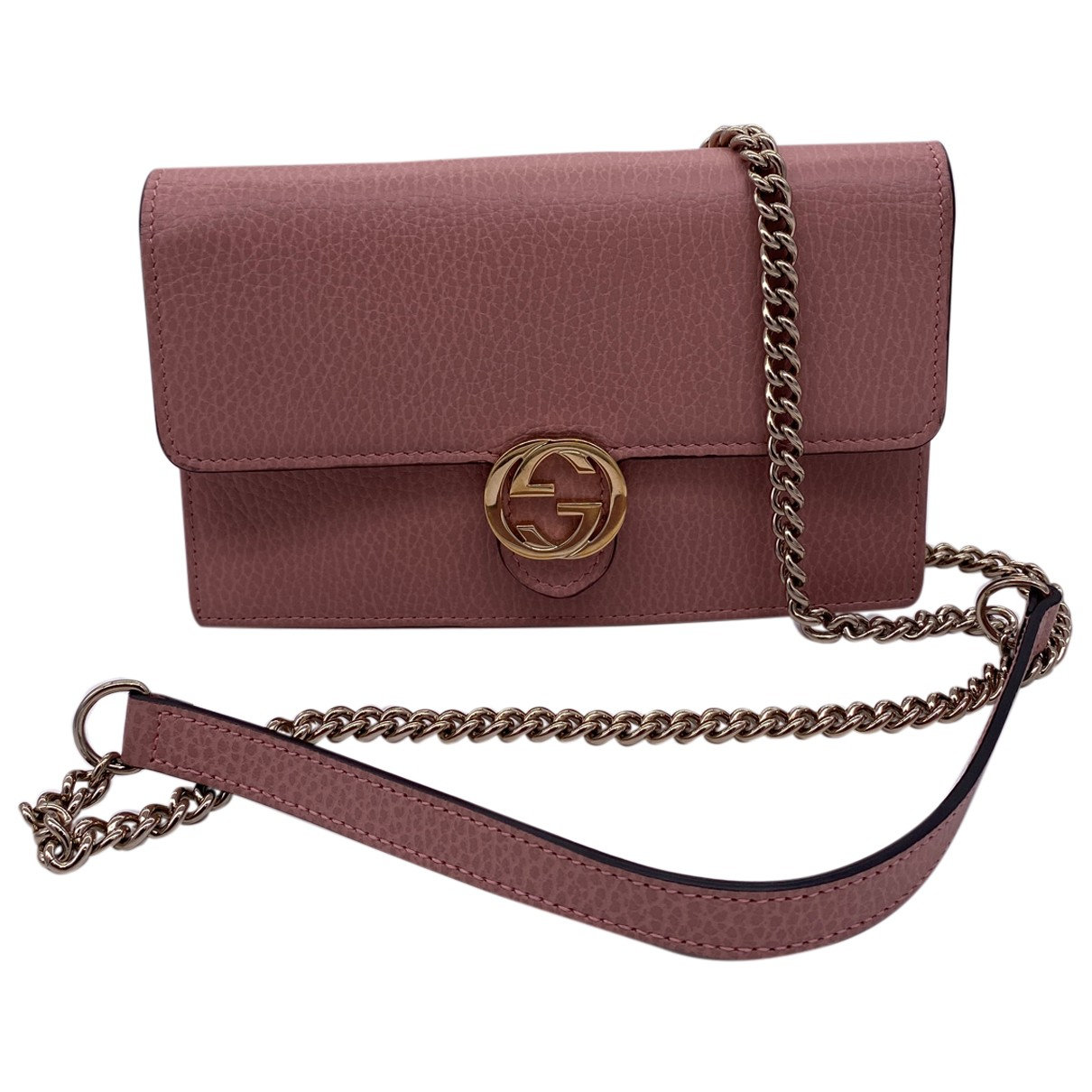 Gucci Borsa a tracolla in pelle Interlocking usata | laboratorio d'asta