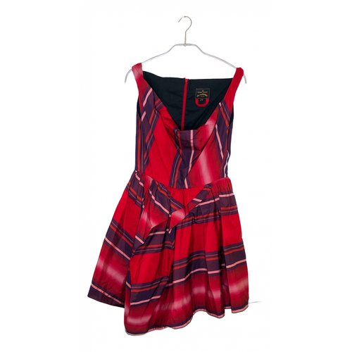 vivienne westwood red mini dress Vivienne Westwood Opened Sleeves Cherry Red Mini dress