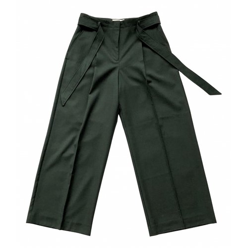 Pre-owned Storm & Marie Wool Trousers In Green
