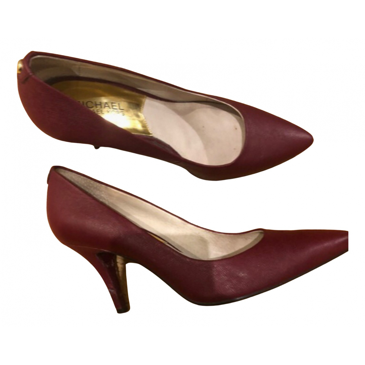 Pre-owned Michael Kors Leather Heels In 