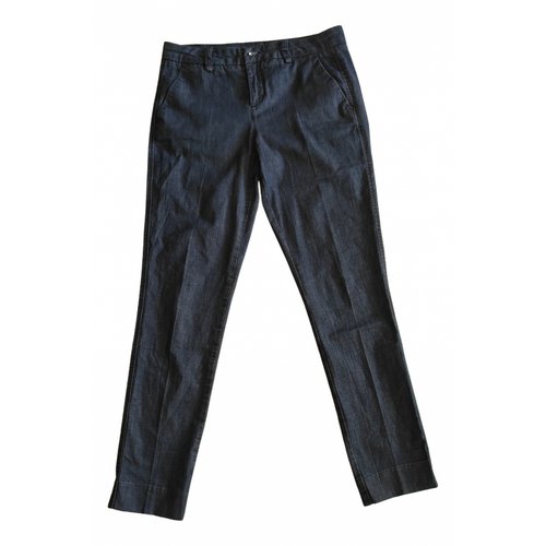 Pre-owned Liujo Slim Pants In Blue