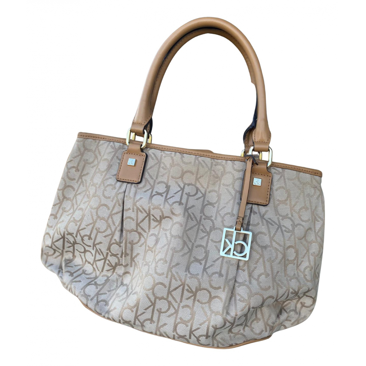 calvin klein purse beige