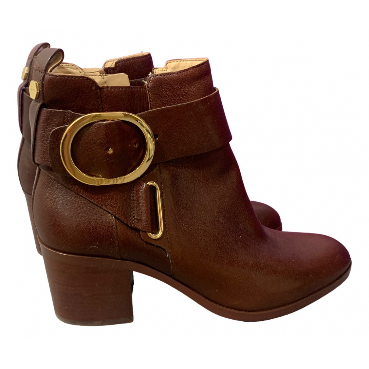 Dkny Leather ankle boots 
