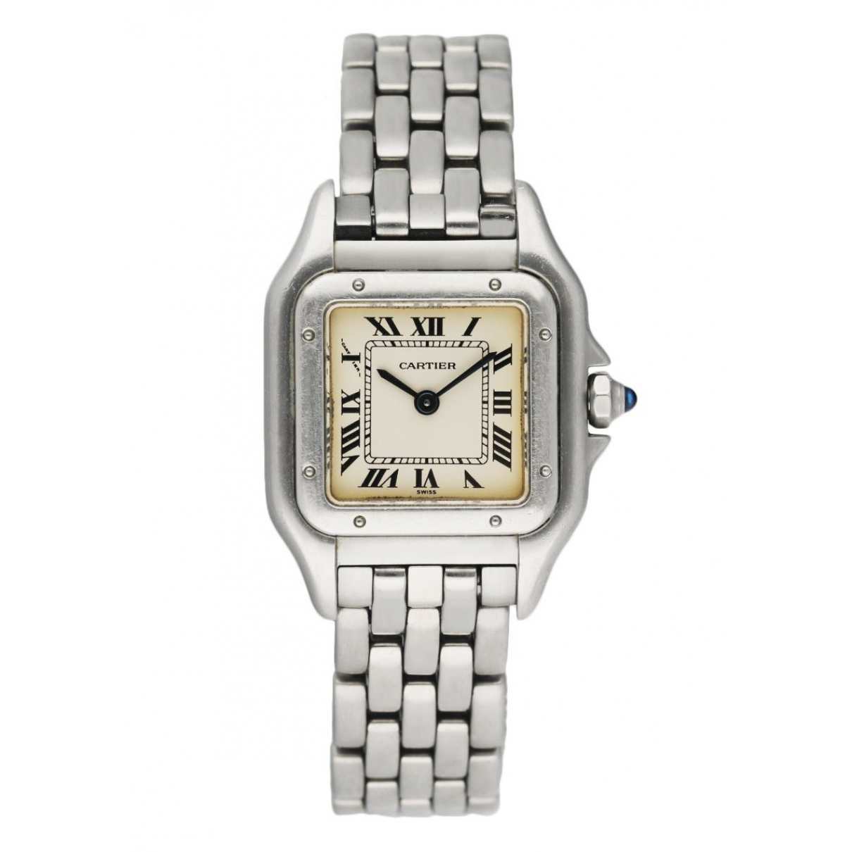 Pre-owned Cartier Panthã¨re Watch In Silver | ModeSens