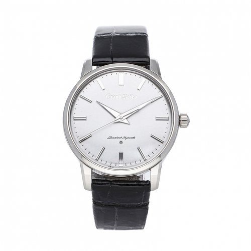 Pre-owned Grand Seiko Watch In Silver