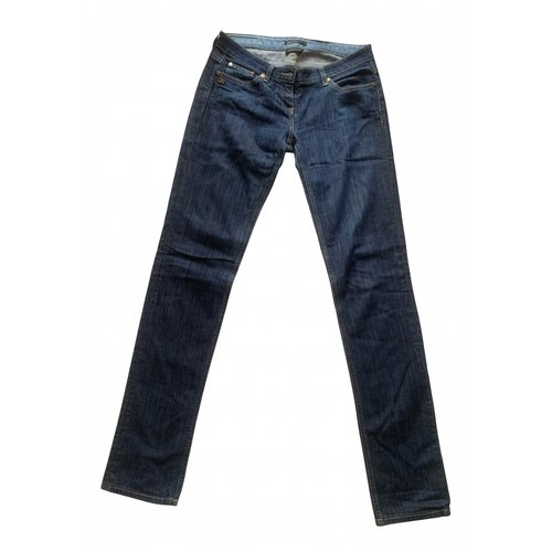 Pre-owned Daniele Alessandrini Straight Jeans In Blue