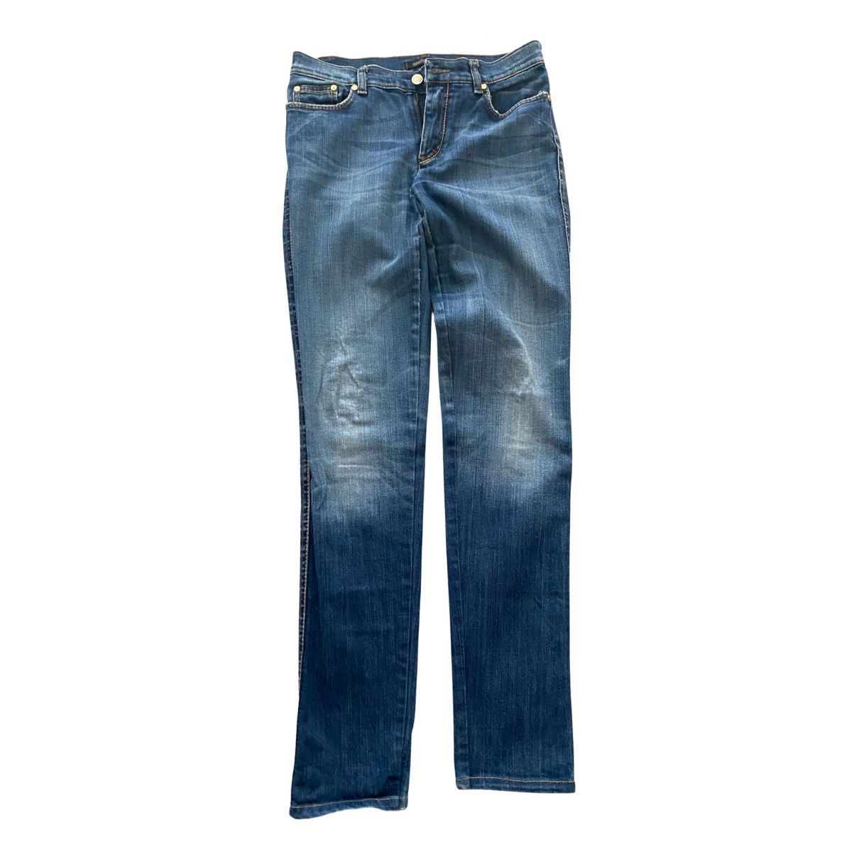 Pre-owned Roberto Cavalli Slim Jeans In 