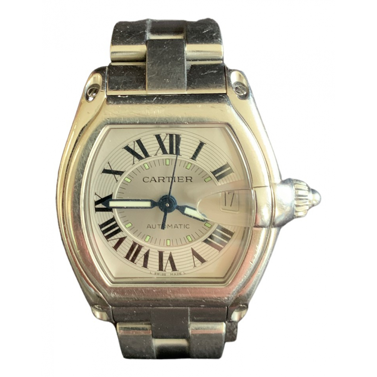 Pre-owned Cartier Roadster Watch In 