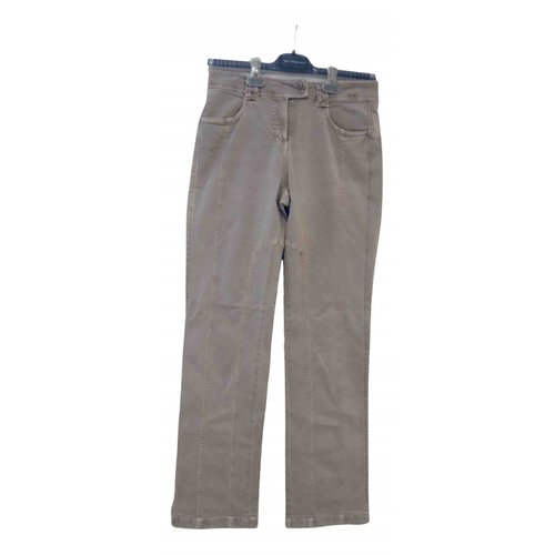 Pre-owned Trussardi Trousers In Green