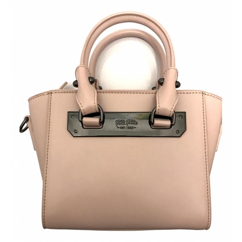 Pre-owned Divine Follie Leather Handbag In Pink