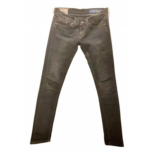 Pre-owned Dondup Slim Jeans In Black