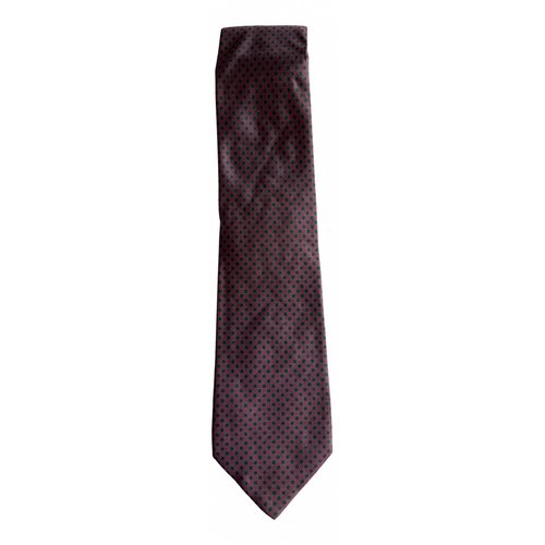 Pre-owned Etro Silk Tie In Pink