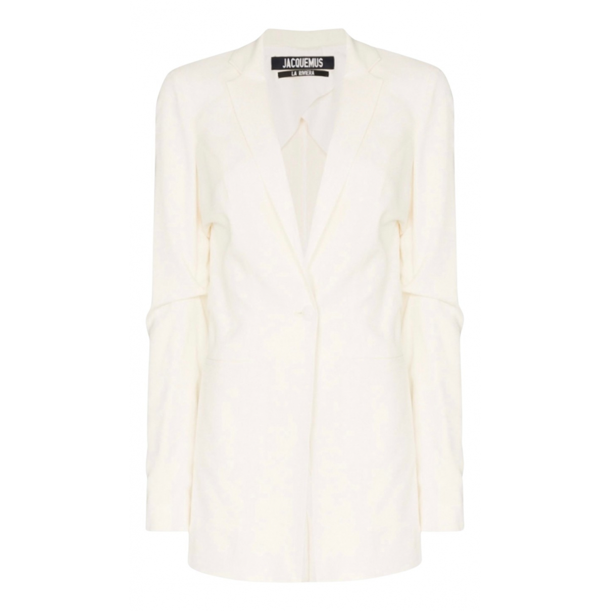 Pre-owned Jacquemus La Riviera Blazer In White | ModeSens