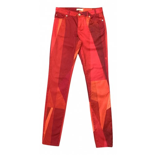 Pre-owned Paul Smith Straight Pants In Red