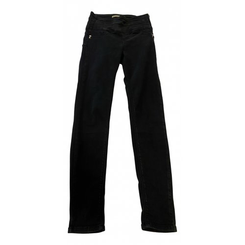 Pre-owned Patrizia Pepe Slim Jeans In Black