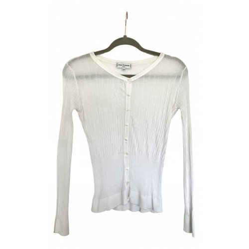 Pre-owned Anne Fontaine Cardigan In White