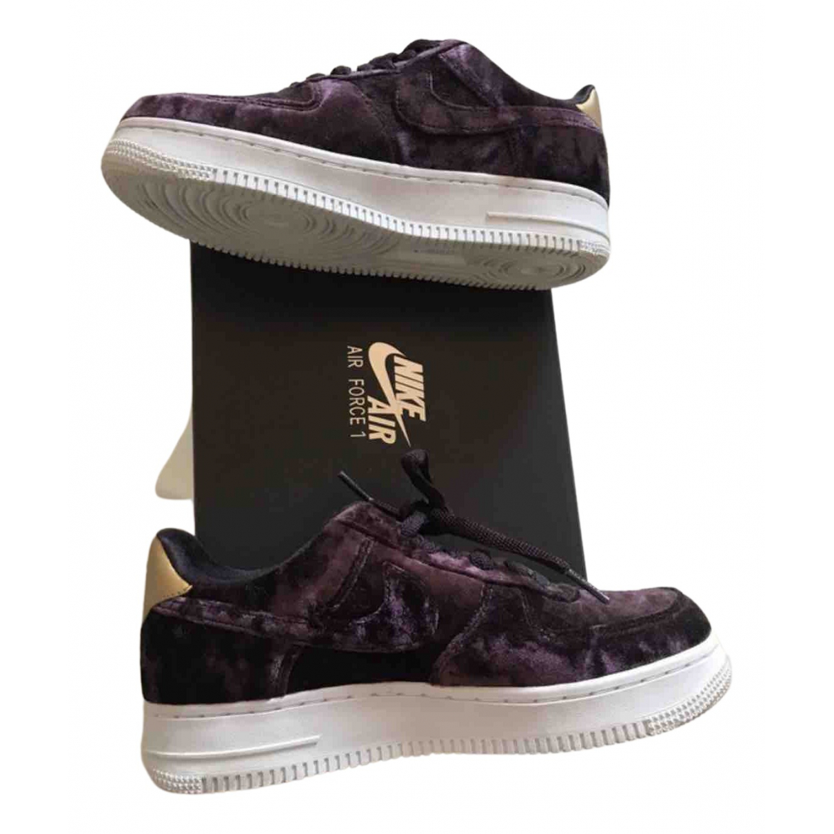 Nike Air Force 1 Velvet Trainers 