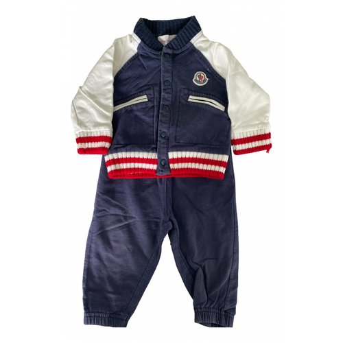 Pre-owned Moncler Kids' Outfit In Blue