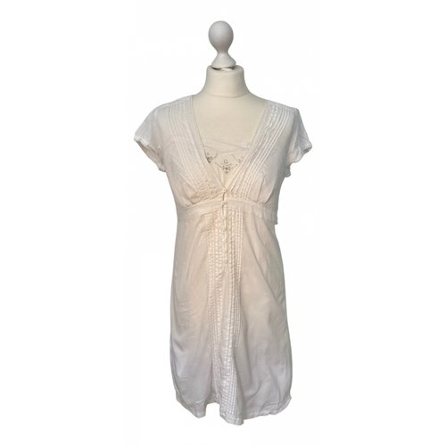 Pre-owned Zadig & Voltaire Mini Dress In White | ModeSens