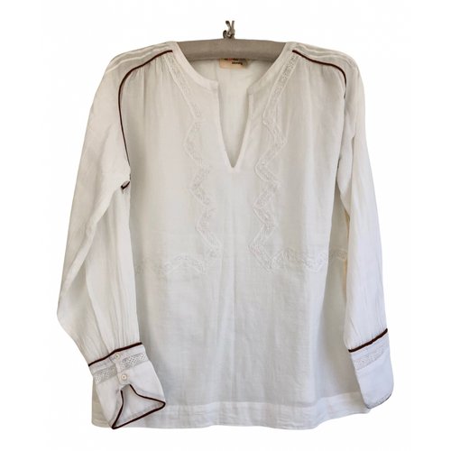 Pre-owned My Sunday Morning Blouse In White