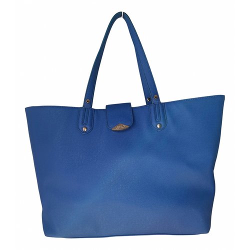Pre-owned Liujo Leather Handbag In Blue