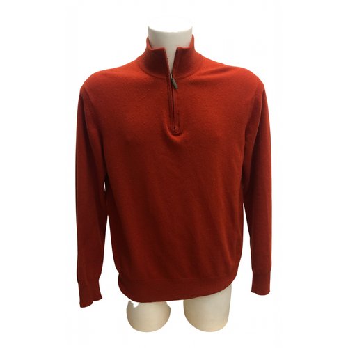 Pre-owned Les Copains Cashmere Pull In Red