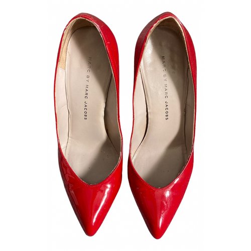 Pre-owned Marc Jacobs Leather Heels In Red