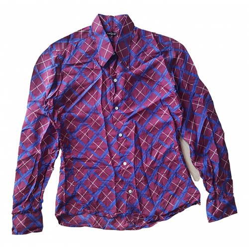 Pre-owned Cacharel Silk Shirt In Burgundy
