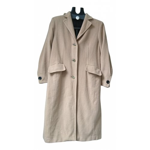 Pre-owned Bally Cashmere Coat In Camel