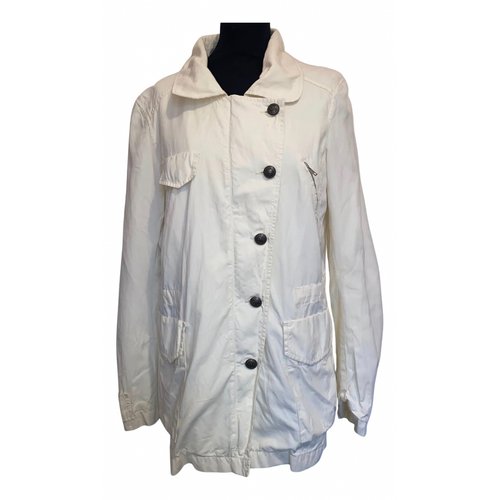 Pre-owned Ikks Jacket In White