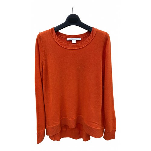 Pre-owned Diane Von Furstenberg Wool Blouse In Orange