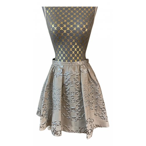 Pre-owned Peter Pilotto Mid-length Skirt In Silver
