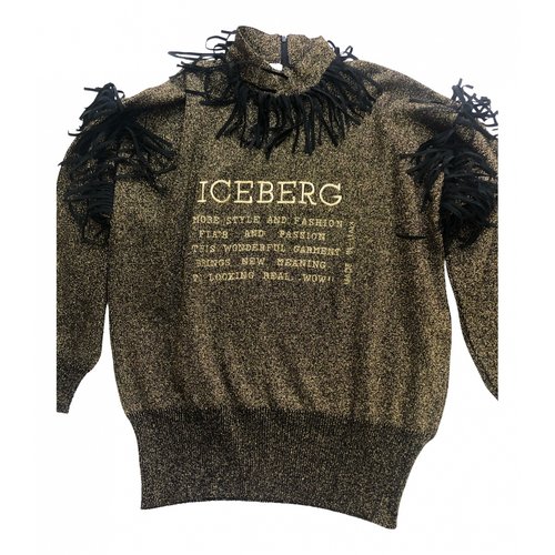 Pre-owned Iceberg Wool Jumper In Gold