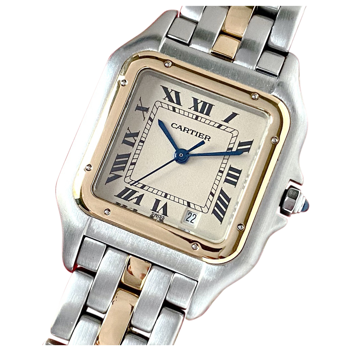 Pre-owned Cartier Panthã¨re Watch In Silver | ModeSens