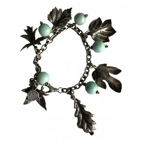 Pre-owned Buccellati Silver Bracelet In Turquoise
