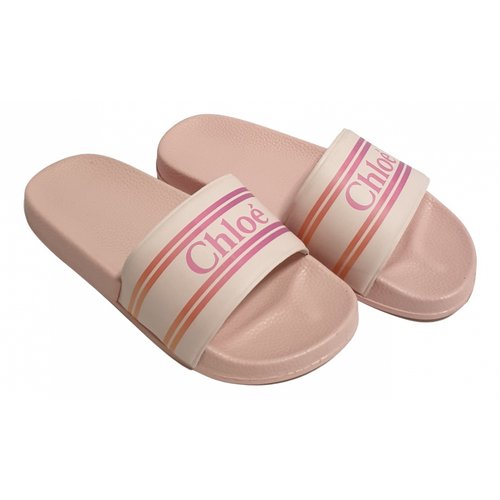 Pre-owned Chloé Sandal In Pink